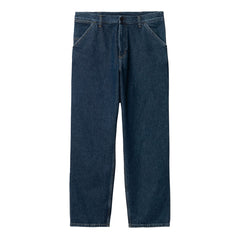 Carhartt Wip Pantaloni Single Knee In Denim Clothing Carhartt Wip Pantaloni Single Knee In Denim Clothing