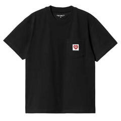 Carhartt Wip T-Shirt Pocket Heart Donna Clothing Carhartt Wip T-Shirt Pocket Heart Donna Clothing
