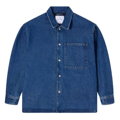 Edwin Overshirt In Denim Big Pocket Clothing Edwin Overshirt In Denim Big Pocket Clothing