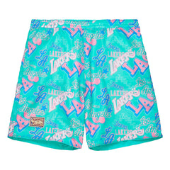 Mitchell & Ness Bermuda Stateside Pastel Reversible Lakers Sport Mitchell & Ness Bermuda Stateside Pastel Reversible Lakers Sport