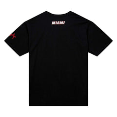 Mitchell & Ness Nba Heavy Player Tee Vintage Heat Sport Mitchell & Ness Nba Heavy Player Tee Vintage Heat Sport