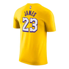 Nike T-Shirt Name Number James Lakers Sport Nike T-Shirt Name Number James Lakers Sport