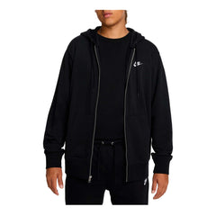 Nike Felpa FULL zip Con Cappuccio Mini Logo Garzata Sport Nike Felpa FULL zip Con Cappuccio Mini Logo Garzata Sport