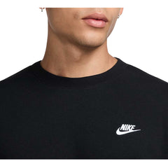 Nike Felpa Girocollo Mini Logo Garzata Sport Nike Felpa Girocollo Mini Logo Garzata Sport