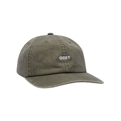 Obey Cappellino Pigment Bold 6 Panel Strapback Clothing Obey Cappellino Pigment Bold 6 Panel Strapback Clothing