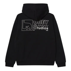 Obey Felpa Con Cappuccio Niko Extra Heavy Clothing Obey Felpa Con Cappuccio Niko Extra Heavy Clothing