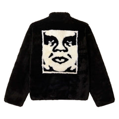 Obey Pile Icon Face Sherpa Clothing Obey Pile Icon Face Sherpa Clothing