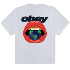 Obey T Shirt Relaxed Fit Lips Clothing Obey T Shirt Relaxed Fit Lips Clothing