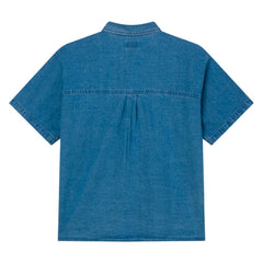 Obey Camicia Maniche Corte Bigwig Denim Clothing Obey Camicia Maniche Corte Bigwig Denim Clothing