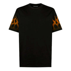 Vision Of Super Tshirt With Orange Flames Clothing Vision Of Super Tshirt With Orange Flames Clothing