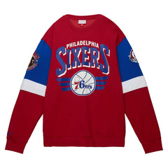 Mitchell & Ness Felpa Girocollo All Over Crew 3.0 76ers Sport Mitchell & Ness Felpa Girocollo All Over Crew 3.0 76ers Sport