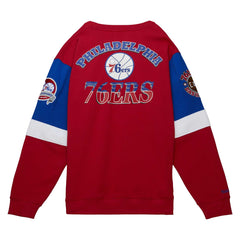 Mitchell & Ness Felpa Girocollo All Over Crew 3.0 76ers Sport Mitchell & Ness Felpa Girocollo All Over Crew 3.0 76ers Sport