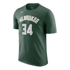 Nike T-Shirt Name Number Antetokounmpo Bucks Sport Nike T-Shirt Name Number Antetokounmpo Bucks Sport