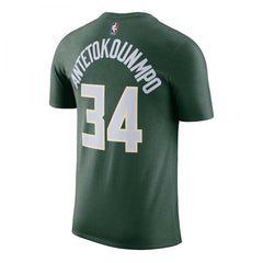 Nike T-Shirt Name Number Antetokounmpo Bucks Sport Nike T-Shirt Name Number Antetokounmpo Bucks Sport