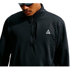 Nike Acg Felpa Half Zip Therma Fit Wolf Grid  Acg Sport
