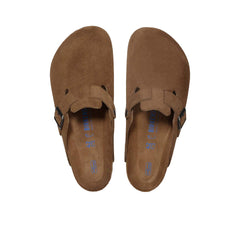Birkenstock Boston Suede Sfb Dark Tea missing