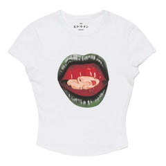 Edwin T Shirt Eat Your Face Donna Clothing