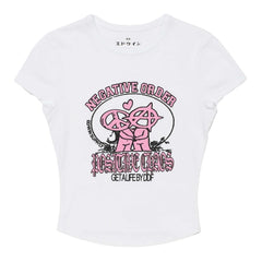 Edwin T Shirt Positive Chaos Donna Clothing