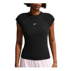 Nike T-Shirt Chillknit Rib Donna Sport