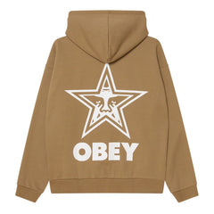Obey Felpa Con Cappuccio Bold Star Extra Heavy Hood Clothing