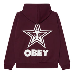 Obey Felpa C/Capp Bold Star Extra Heavy Hood Clothing