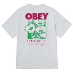 Obey T Shirt  Art Studio Flowers Clothing